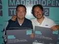 Alberto Mañas y Raúl Camarasa, campeones del Mutua Madrid Open Team.