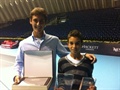 Carlos Taberner y Sergio Gómez, premiados en la Gala del Tenis Valenciano.