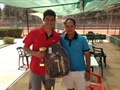 Pablo Vivanco, campeón junior del Tecnifibre de Las Vegas.