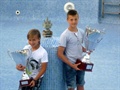 Enrique Vladimirov e Iván Castelló, campeón y subcampeón del Circuito de Divertorneos Sub-14.