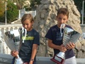 Iván Castelló y Carlos Tortajada, campeón y subcampeón del Circuito de Divertorneos Sub-11.