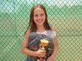 Lucía Garrigues, campeona infantil en el Tecnifibre de Sueca.