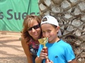 Iván Castelló, campeón alevín en el Tecnifibre de Sueca.