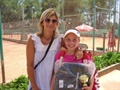 Lucía Garrigues, campeona infantil del Tecnifibre de Las Vegas.