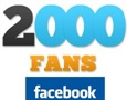 Nuestra página de Facebook alcanza los 2.000 seguidores.