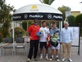 Javier Barranco y Nuria Brancaccio, campeones juniors del David Ferrer.