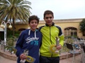 Héctor Talens y Marta Uribes, campeones infantiles del Jordytour de Reyes.