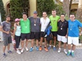 Los Domingueros, campeones de Plata de la Copa Davis de Peñasol.
