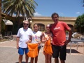 Víctor Domínguez y Aleksandra Lushnikova, campeones alevines del Jordytour de Verano de Peñasol.