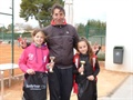 Alejandro Carbonell y Paula Martínez, campeones benjamines del Jordytour de Reyes.