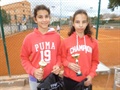 Marco Antonio Barea y Paula Sanleón, campeones infantiles del Jordytour de Reyes.