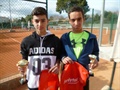 Nacho Morant y Laura Morera, campeones cadetes del Jordytour de Reyes.