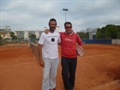 Visita de Gonzalo López Fabero a Masía Tenis Club.