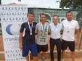 Daniel Teijeiro y Francisco Lacoba, campeones de dobles del Campeonato de Veteranos de Valencia.