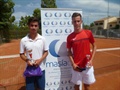 Sergio Conde e Irayla Hristova, campeones cadetes del Jordytour de Agosto de Masía Tenis Club.