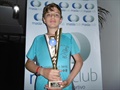 Román Tarín, campeón del Circuito de Divertorneos Sub-14.