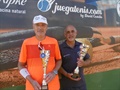 Fernando Fontes, campeón de Plata en el US Open. Roberto Sena, subcampeón.