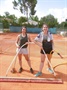 Suzet y Dánae Castelló, contratadas como pisteras de Masía Tenis Club.