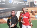 Vicente Raga, campeón de Plata en el Open de Australia. Eric Leray, subcampeón.