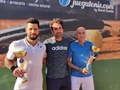 Víctor Arrue, campeón de Oro de Roland Garros. Javier Guerra, subcampeón.