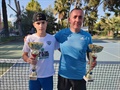 Izan Gil, campeón de Oro del US Open. Vicente Raga, subcampeón.