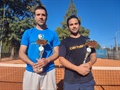 Juan Lajo, campeón de Oro de Roland Garros. Chema Navarro, subcampeón.