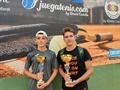 Álvaro Alcocer, campeón de Plata del Open de Australia. Mateo Aucejo, subcampeón.