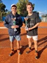 Álvaro Alcocer, campeón de Oro de Roland Garros. Albert Chisvert, subcampeón.