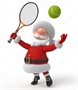 Papá Noel llega a Masía Tenis Club.