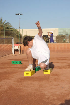 Uso de los ladrillos de equilibrio en juegatenis.com