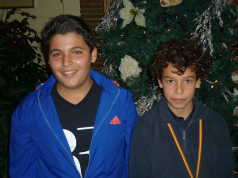 Alberto García y Javier Cubero, grandes protanistas de la categoría Sub-14.