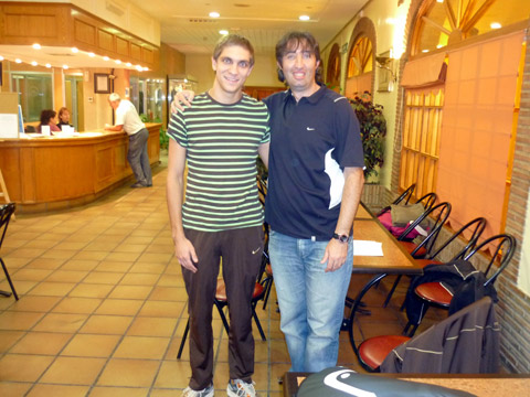 Vitaly Petrov y David Castelló.